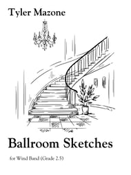 Ballroom Sketches Concert Band sheet music cover Thumbnail
